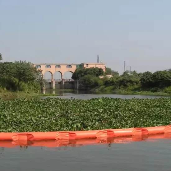 PVC Floating Silt Curtain PVC Floating Silt Curtain Floating PVC Oil Boom Containment Boom Permeable Floating Silt Curtain